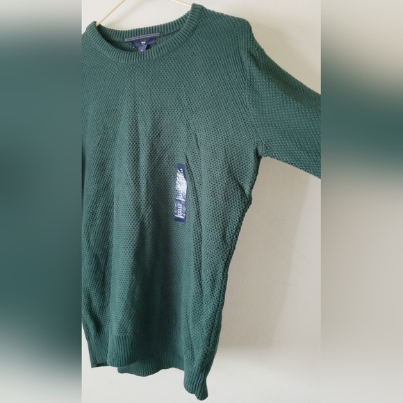 Gap Womens Green Cable Knit Crewneck Sweater NWT SIZE Small - Picture 3 of 5